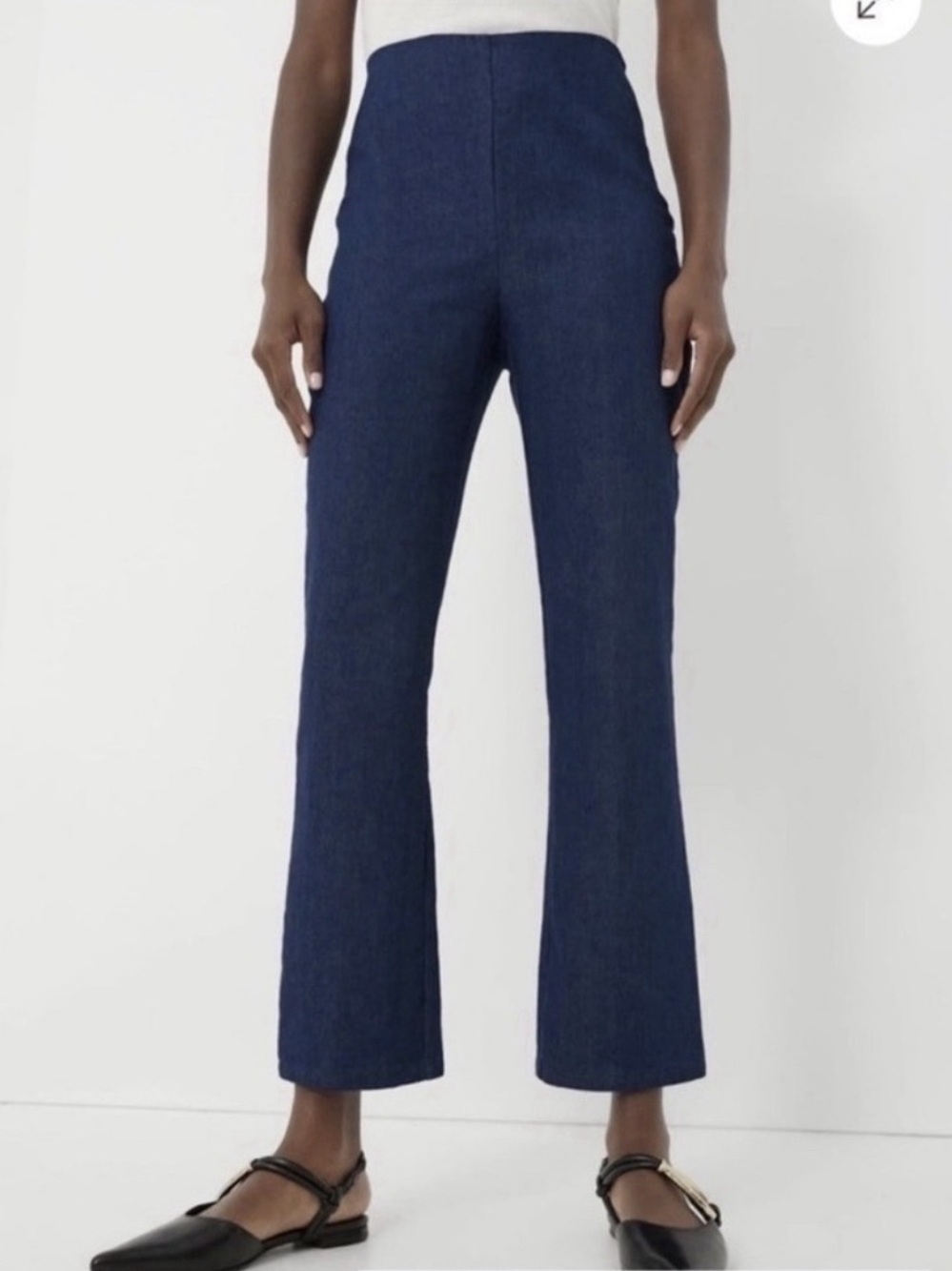 TUCKERNUCK • NWT Ashford pant denim high rise cropped flare Small stretch